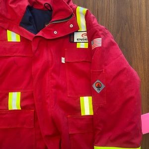 Fire resistant heavy winter coat